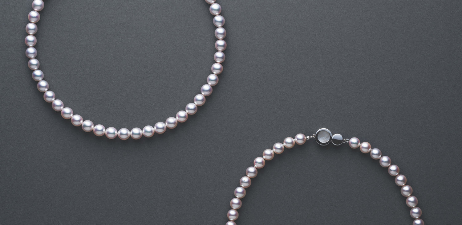 越物アコヤ本真珠ネックレス